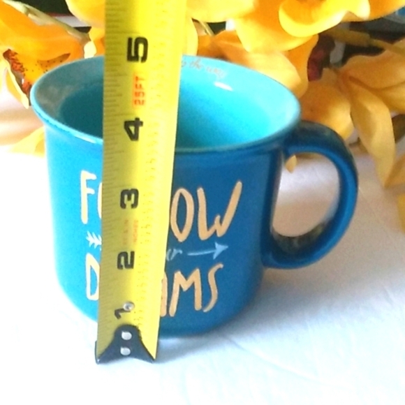 BOSTON WAREHOUSE FOLLOW YOUR DREAMS INSPIRATIONAL COFFEE MUG SIZE 16oz NWT - Picture 8 of 9